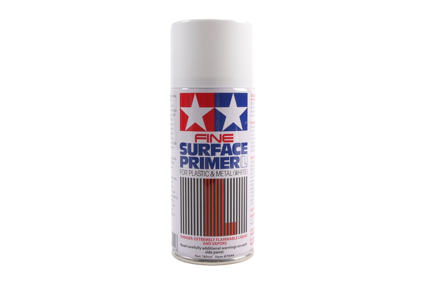 Tamiya Fine Surface Primer L White 180Ml Spray Can
