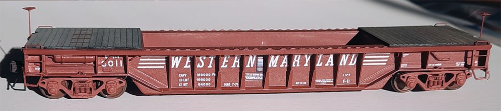 1008-00 WM F-11 Well Hole Flatcar - HO Scale