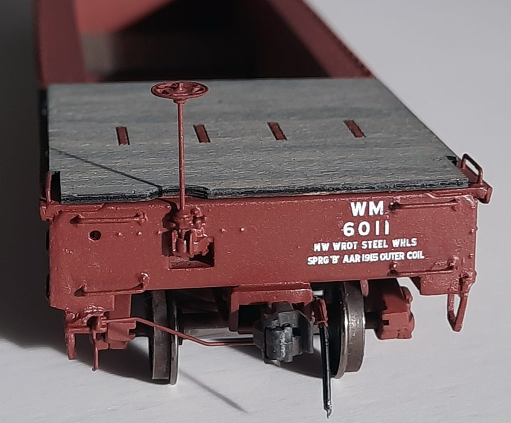 1008-00 WM F-11 Well Hole Flatcar - HO Scale