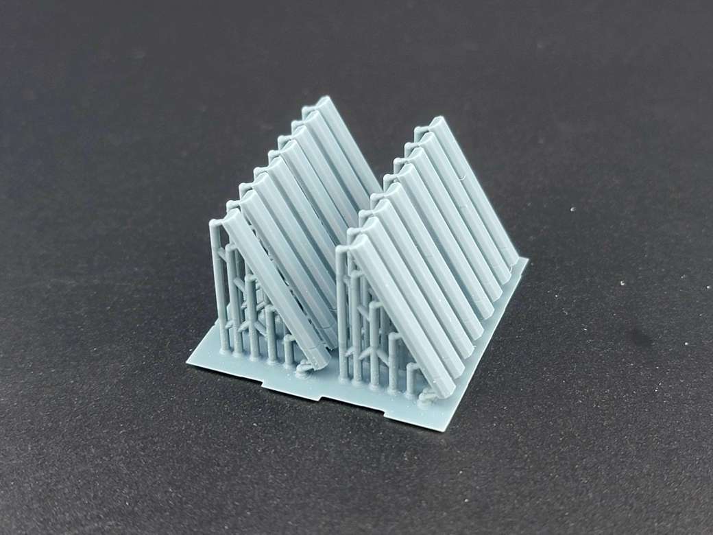 25032 Parking Lot Wheel Stop - 16 Pcs - N Scale
