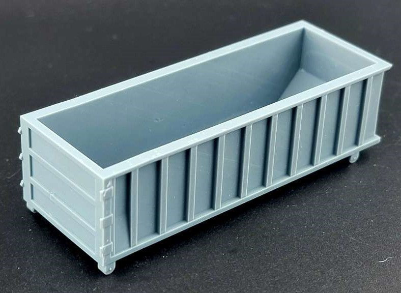 25034 Roll Off Medium Rib Side Dumpster - 3 Pcs N Scale