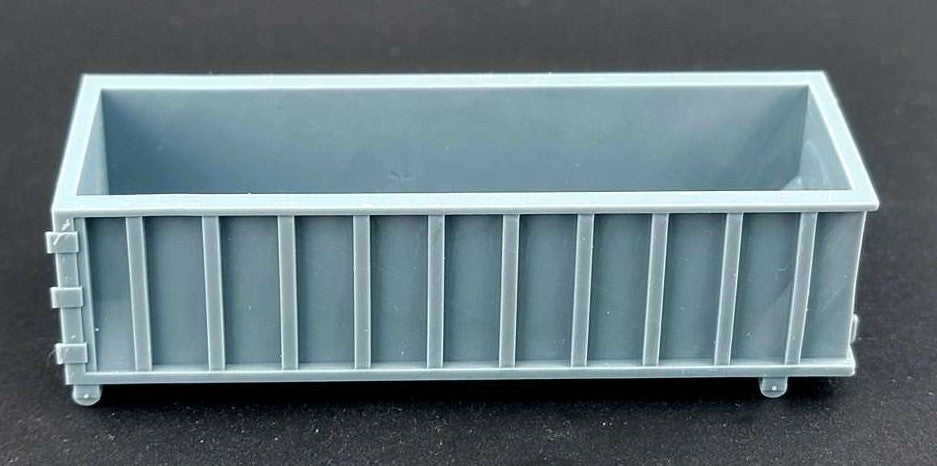 25034 Roll Off Medium Rib Side Dumpster - 3 Pcs N Scale