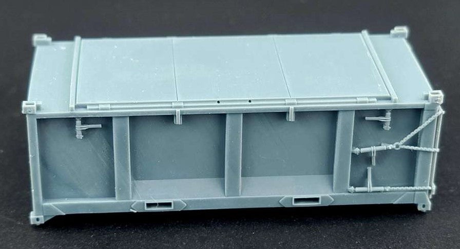 35052 20ft Sealed Dross Container V2 - HO Scale - 1 Container