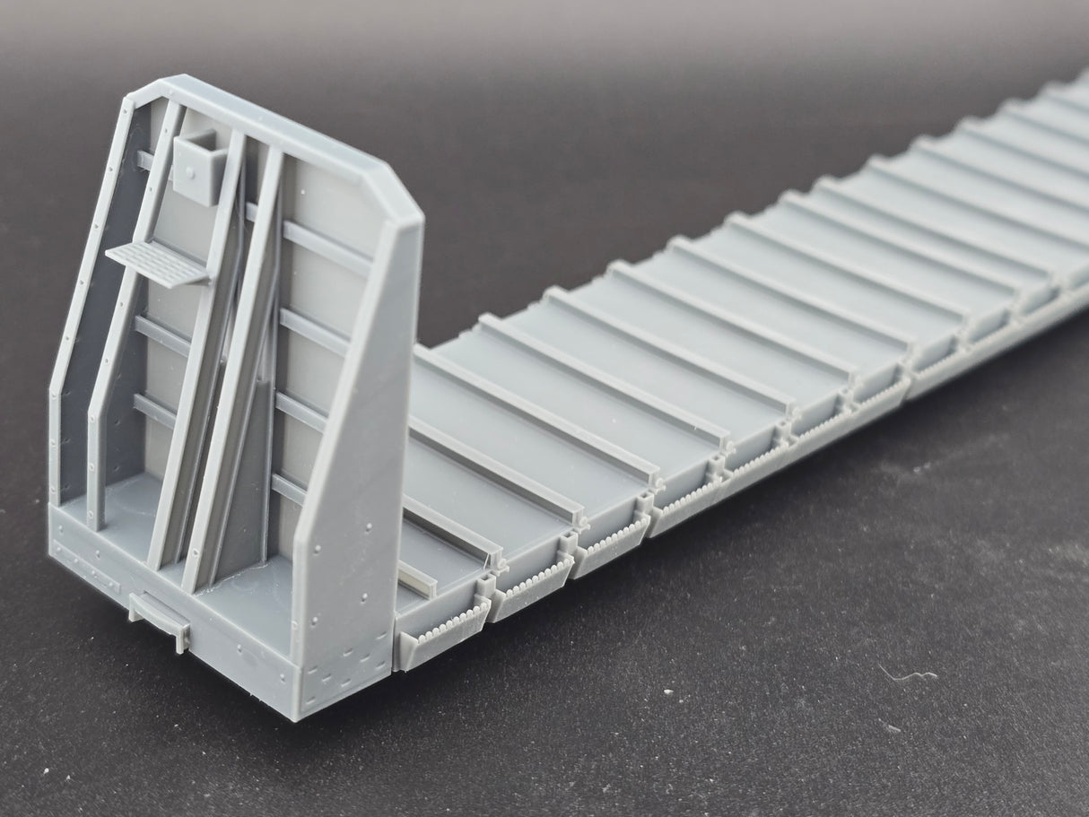 32012 Thrall Bulkhead Flatcar - D&H Early - As Built