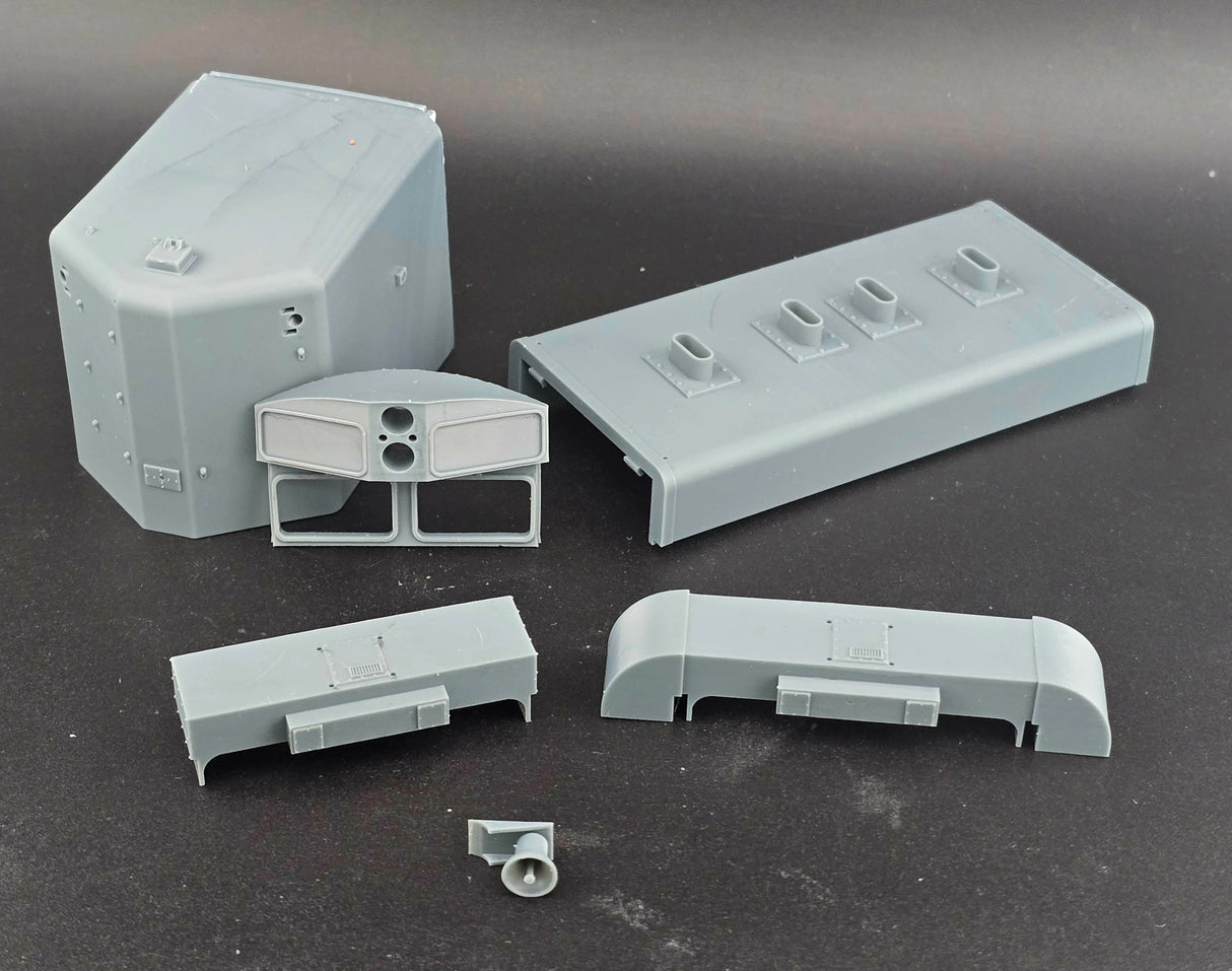 51010 O Scale EMD GP10 Low Nose Kit With Cab Face Insert