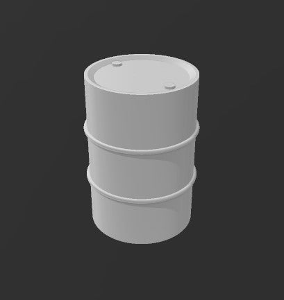 35031 55 Gallon Drum - 24 Pcs - HO Scale