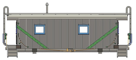 Delaware and Hudson 35881 Wooden no Cupola "HOMEBUILD" Caboose