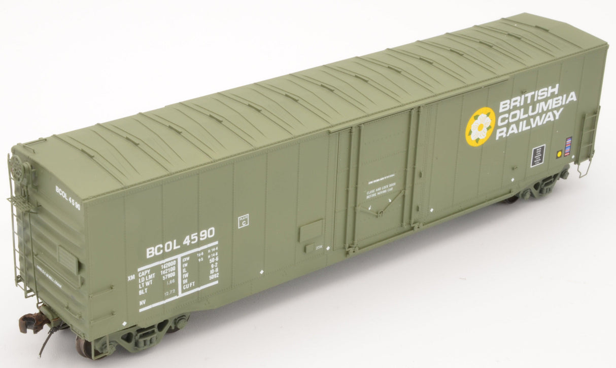 HK-48a - BCRAIL HST 50' Newsprint Car (4501-4600) - No Roofwalk