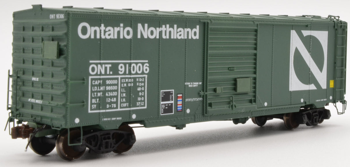 HK-43a - ONR 3712 Cu Ft NSC 40' Boxcar 91000-91069 - No Roofwalk