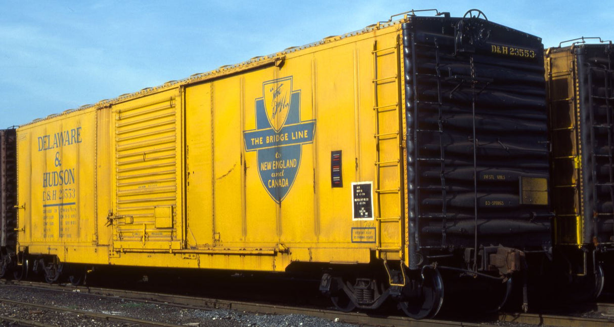 32022 D&H 50' STRETCHED Oneonta Built Boxcar - Dreadnaught Ends