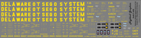 F-488 Deleware Otsego System CACV & FJG Decals - Phase 1