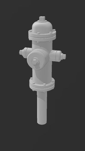 Fire Hydrants - 64 Pcs - N Scale