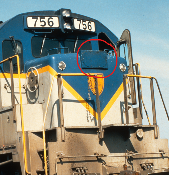 Early GE Nose Headlight - Blanked