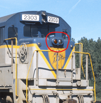 Nose-mounted dual-beam Gyralite for GEs