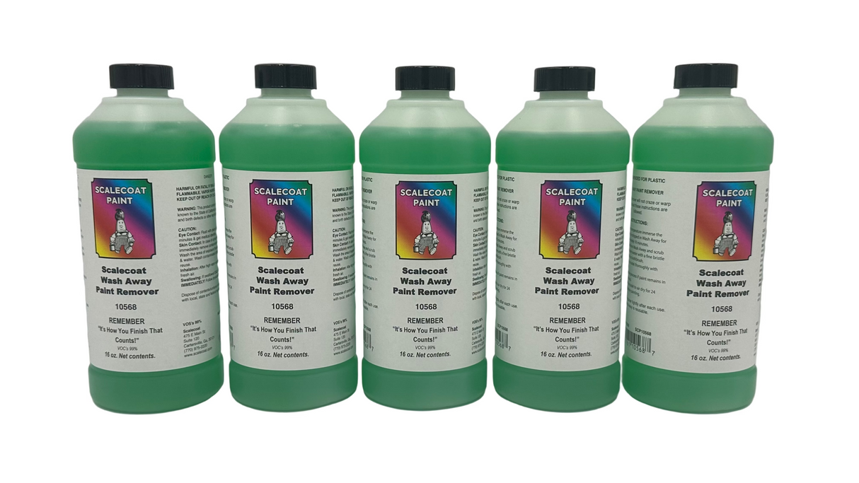 Scalecoat Wash Away Paint Remover 16oz Bottle - 10568