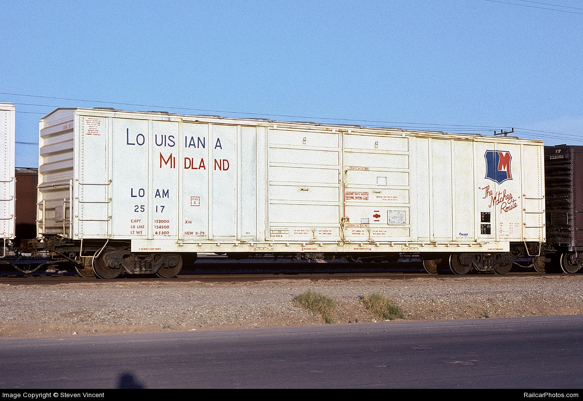 LOAM White Evans 5450 Boxcar Decals HO Scale