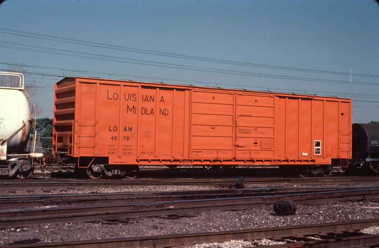 LOAM, LNAC Orange Evans 5450 Boxcar Decals HO Scale