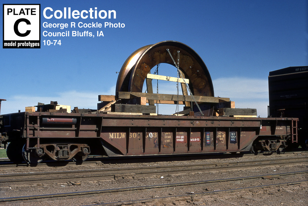 1008-01 MILW Well Hole Flatcar #601003 - HO Scale