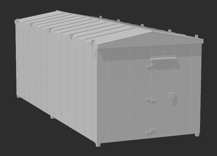Modern Design B Extended Signal Instrument Shed N Scale