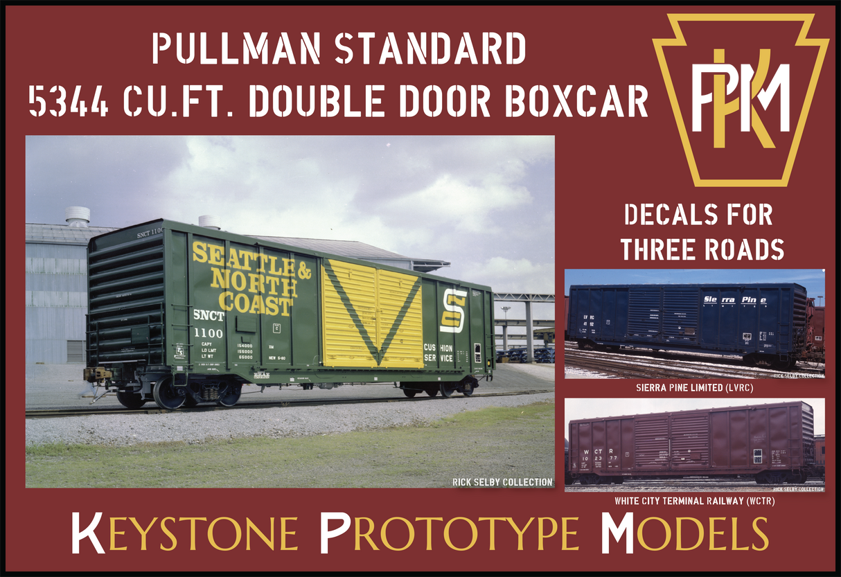 32107 Pullman Standard 5344 cu.ft. Double Door Boxcar WCTR