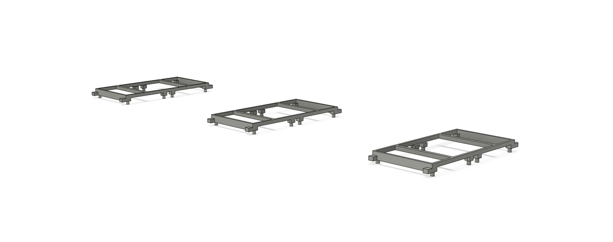35101 Auto Frame Empty Rack x3