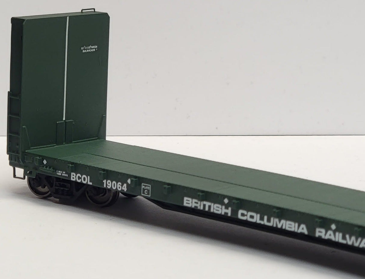 HK-40 - BCRAIL Railwest 52' 8" Bulkhead Flat Car Kit