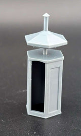 87-SJ6 Lehigh Valley Concrete Phone Booth HO Scale