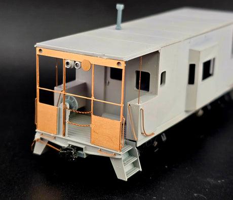 34007 D&H Homeade Steel Bay Window Caboose #35729