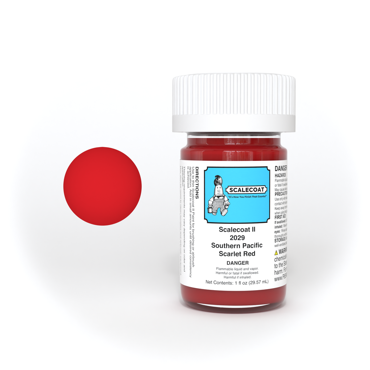 Scalecoat II Southern Pacific Scarlet Red 1oz - 2029