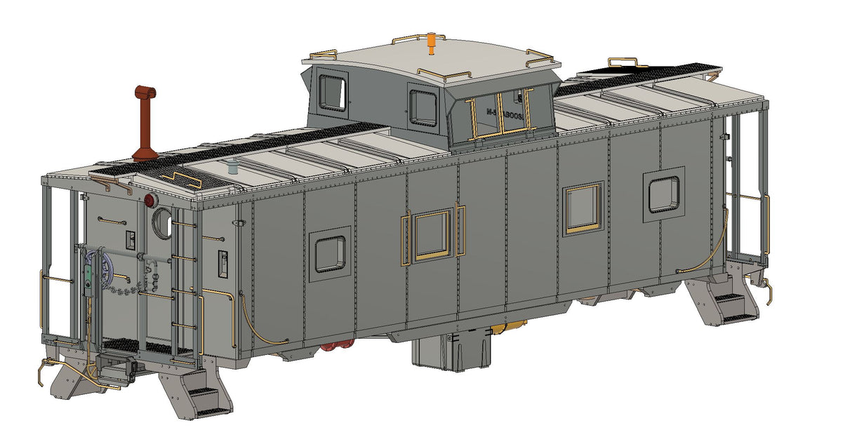 34010 ACL-SCL M-5 Caboose Late Cupola