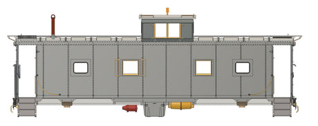 34010 ACL-SCL M-5 Caboose Late Cupola