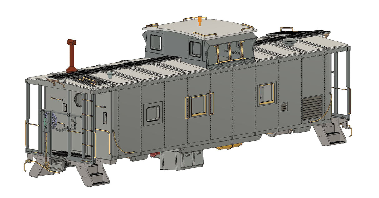 34013 SCL M-5-A Caboose -Compressor Equipped