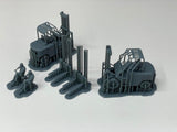 S Scale 1970's Medium Duty forklift and Figure - See Description for SALE!