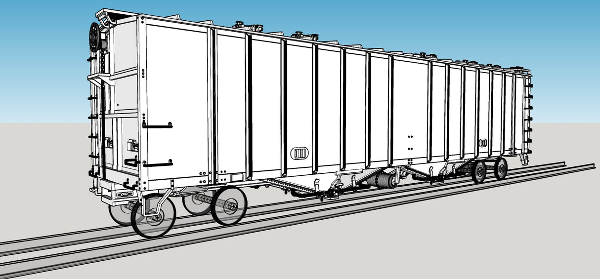 42004 S Scale GATC 4180 Airslide ‘TZH’ Covered Hopper