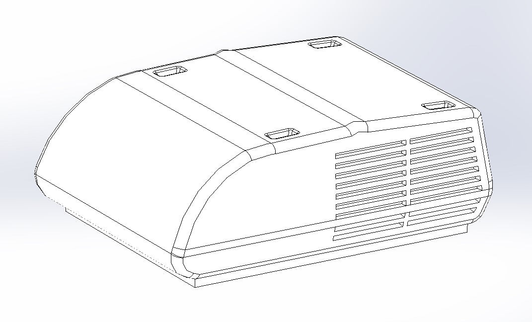 HO RV Type AC Unit 6 pack