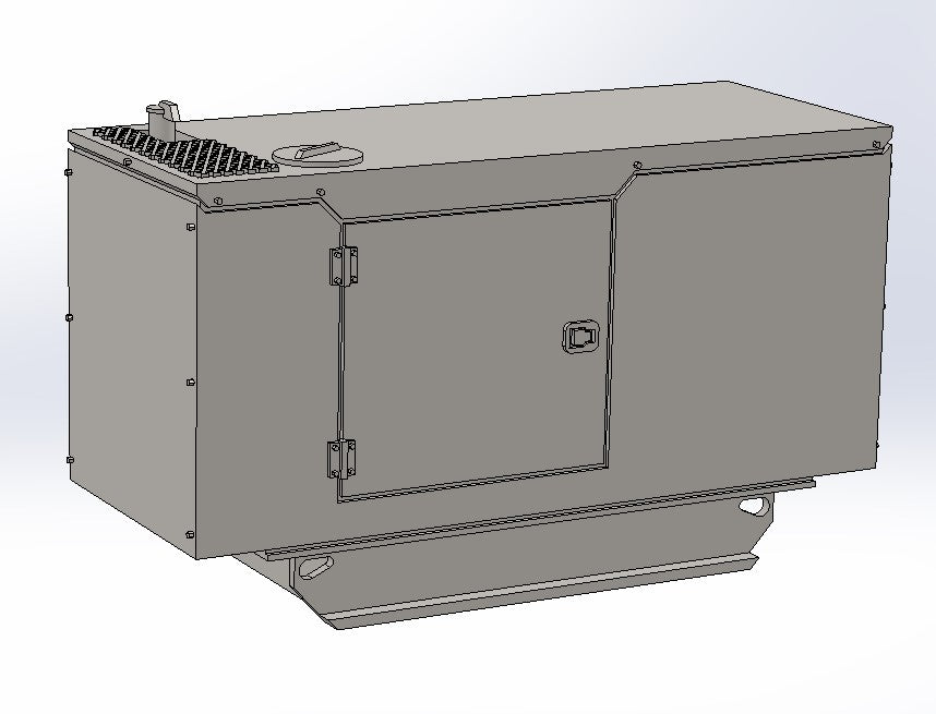 HO Scale 80 KVA Generator (pair)