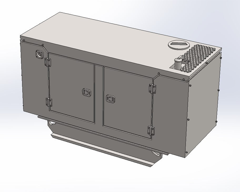 HO Scale 80 KVA Generator (pair)