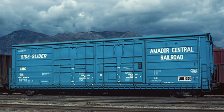 Decals: Amador Central Railroad Evans Side-Slider Boxcar
