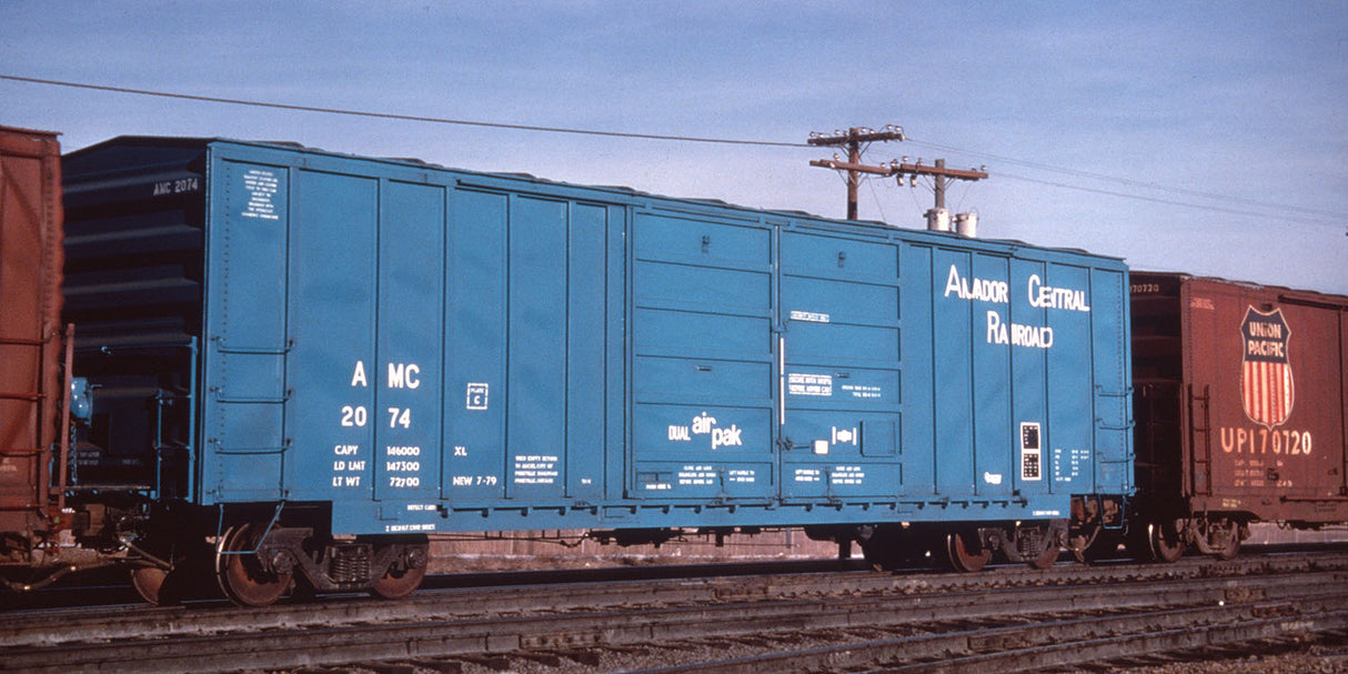 Decals: Amador Central Railroad Evans 5450 52'6" Boxcar