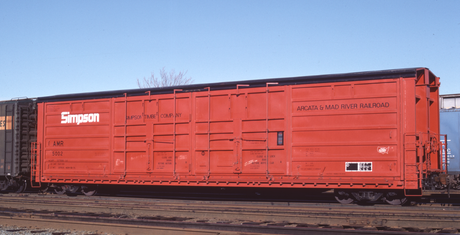 Decals: Arcata and Mad River Evans Side-Slider Boxcar