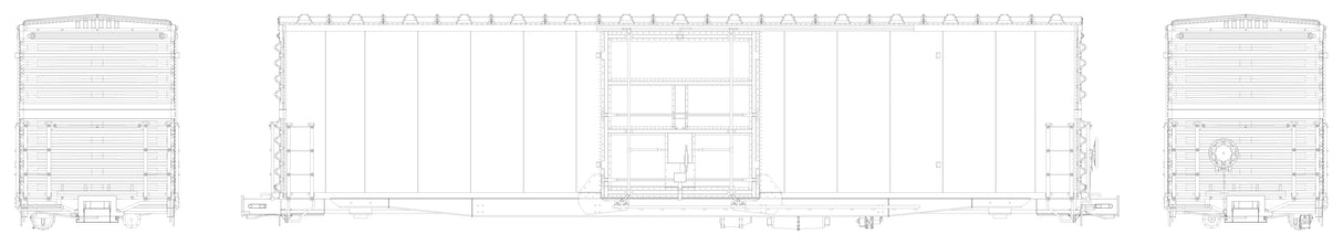 32044 CNW/UP 50' Boxcar - PS Plate C 11'1"IH