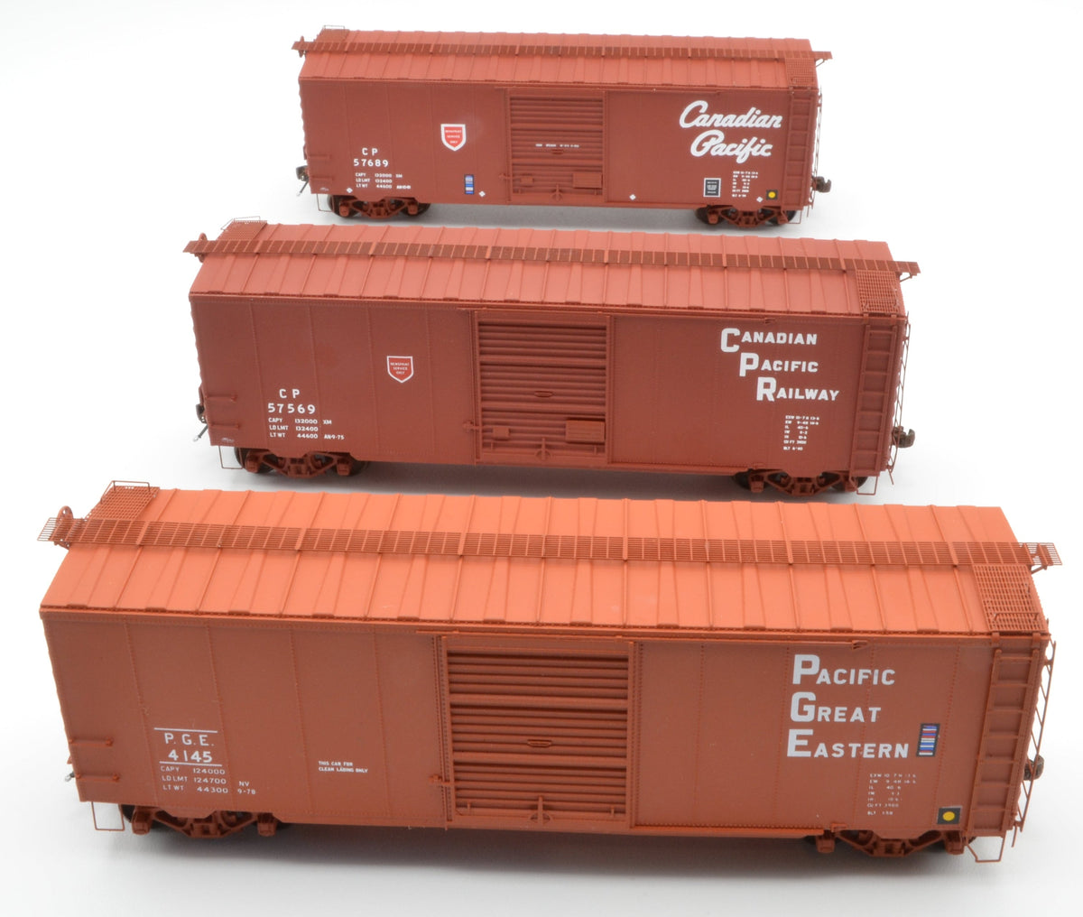 HK-45 - CPR/PGE/CNR 3900 Cu Ft NSC 40' Boxcar 8' Door
