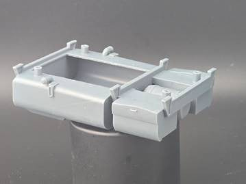 55066 EMD F Unit "de-skirted" Fuel Tank