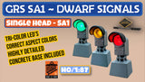 HO Scale GRS SA1 Dwarf Signal Single Head