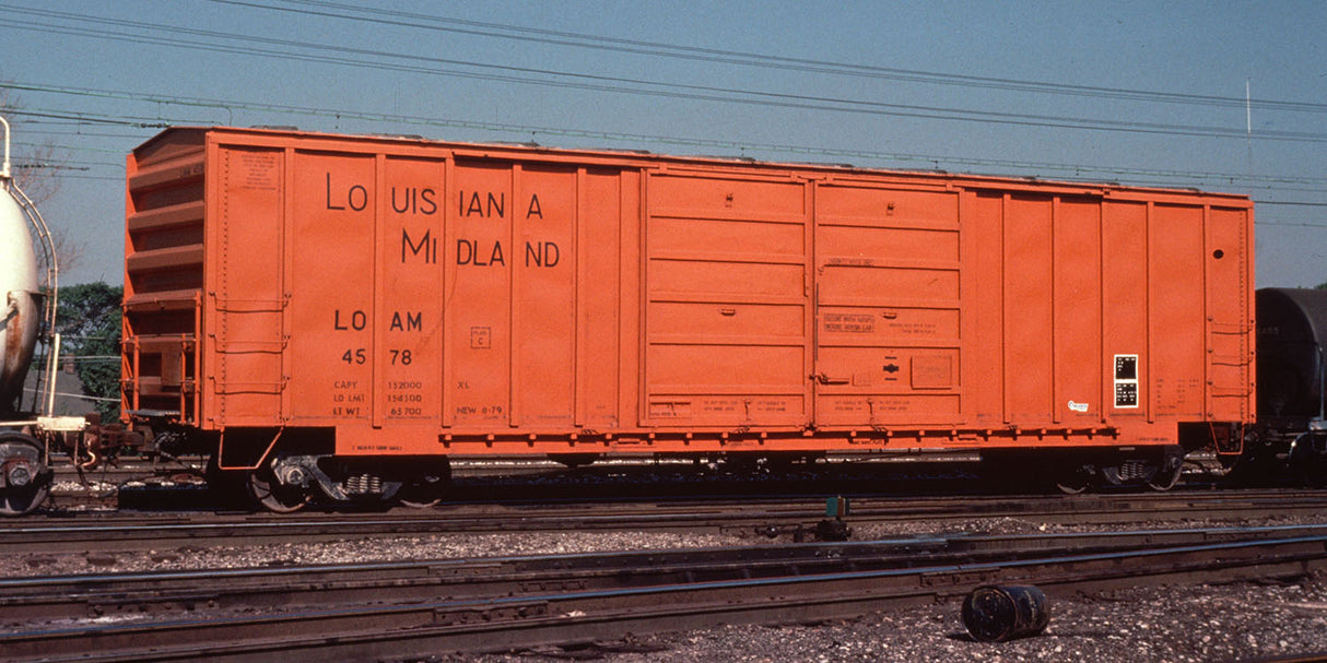 Decals: LOAM & LNAC Orange Evans 5450 52'6" Boxcar