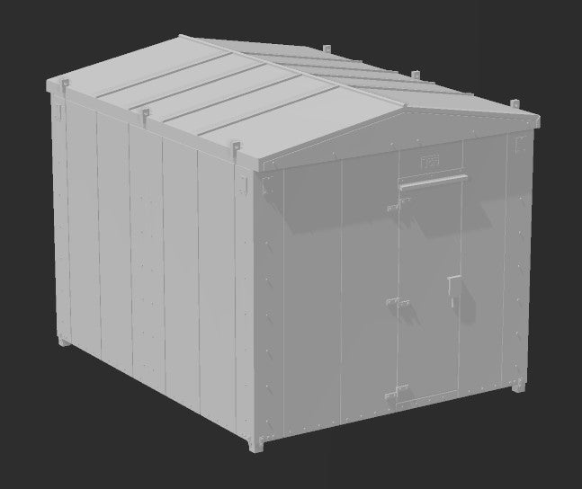25013 Modern Design B Signal Instrument Shed N Scale – 3D Central