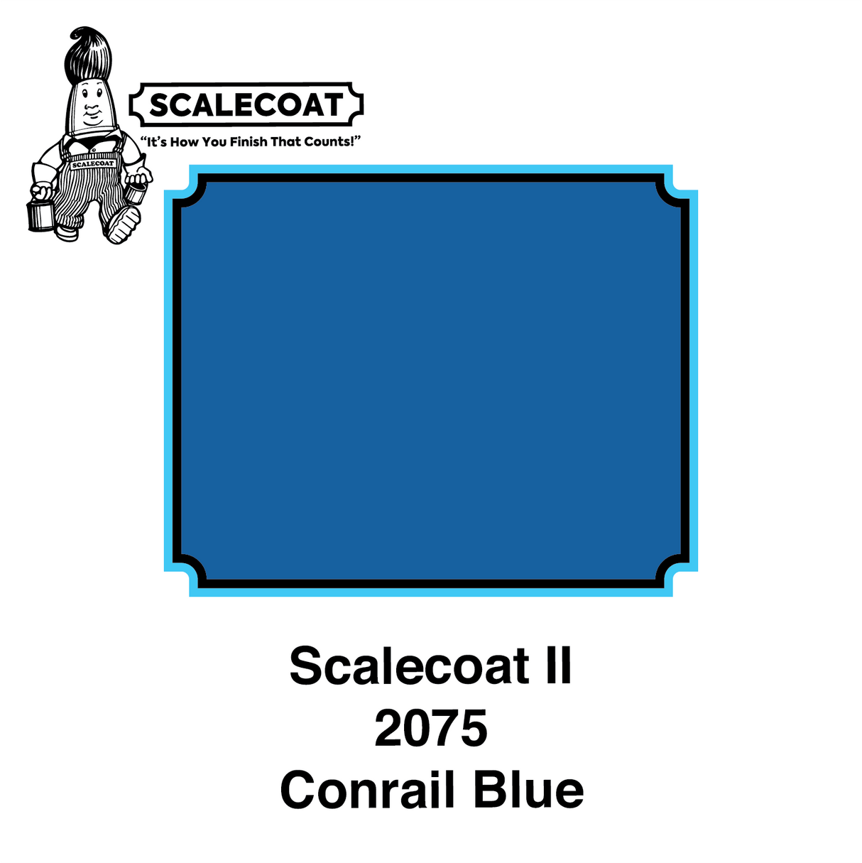Scalecoat II Conrail Blue 1oz - 2075