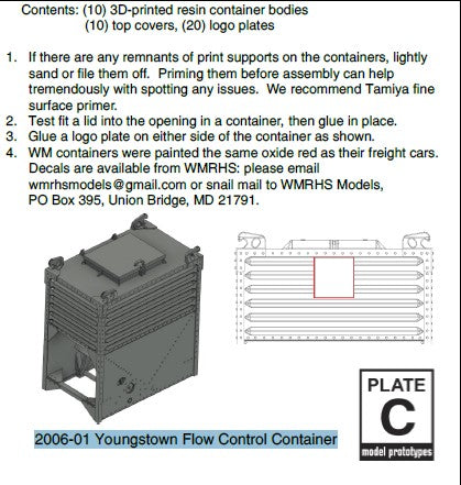 2006-01 Youngstown Flow Control Container 10-Pack