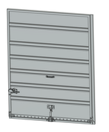 3025-01 Superior 7 Panel Door (8' Uneven)