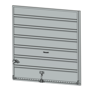 3025-03 Superior 7 Panel Door (10' Even)